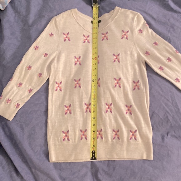 J. Crew lightweight merino wool 3/4 sleeve sweater - Picture 6 of 9